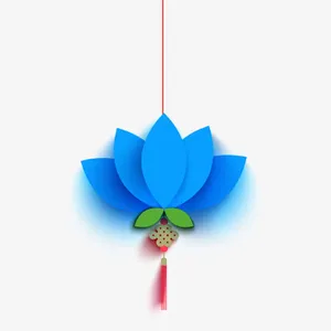 荷花灯免抠