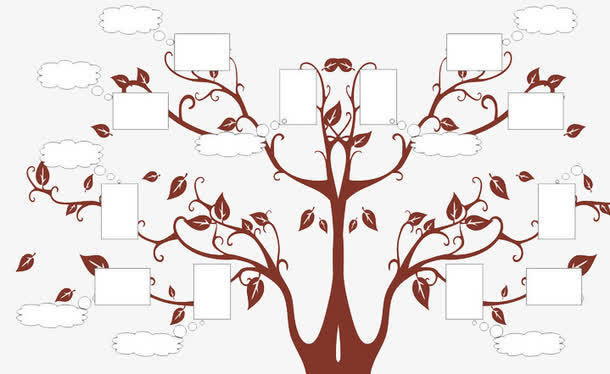 手绘照片墙免抠