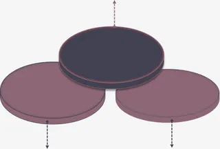 椭圆形统计图免抠