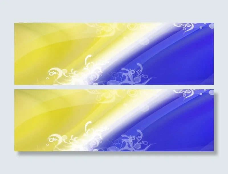 黄蓝印花背景高清