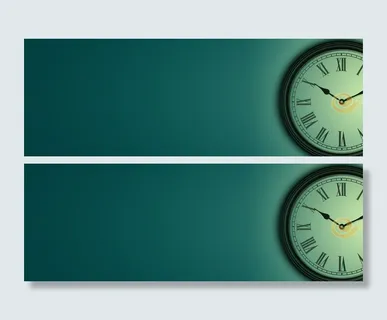 商务钟表banner创意设计高清 商务钟表banner创意设计高清