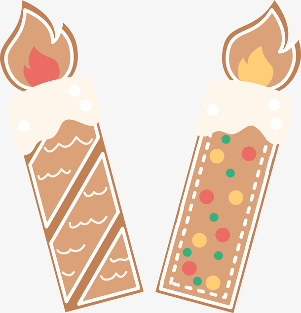 蜡烛绘画制作免抠