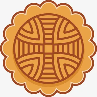 中秋快乐中秋月饼免抠