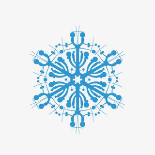 花纹底纹 雪花 装饰图案 淡蓝色免抠