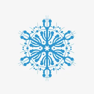 花纹底纹 雪花 装饰图案 淡蓝色免抠