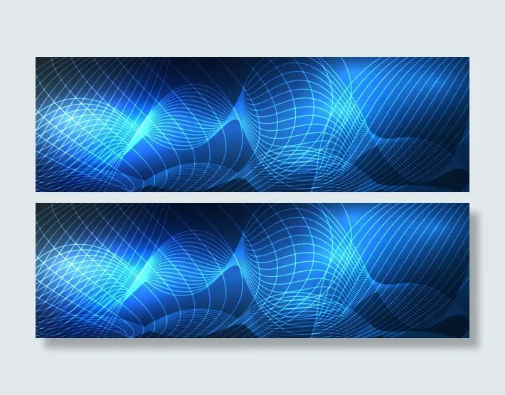 炫彩科技横幅背景