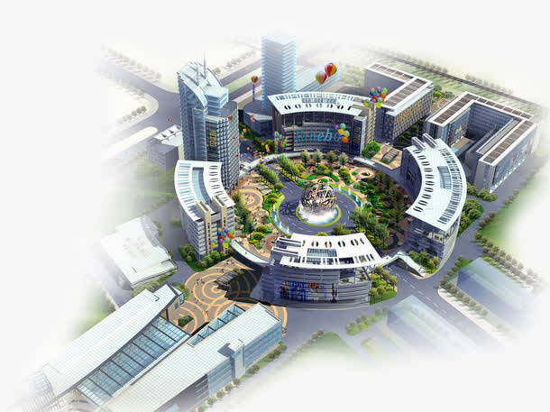 充满创意的城市规划免抠