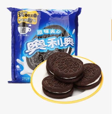 产品实物奥利奥饼干免抠