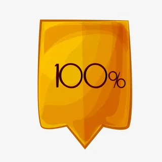 金色渐变盾牌免抠