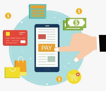 手机支付方式免抠