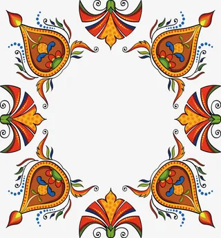 装饰民族宗教花纹图案免抠