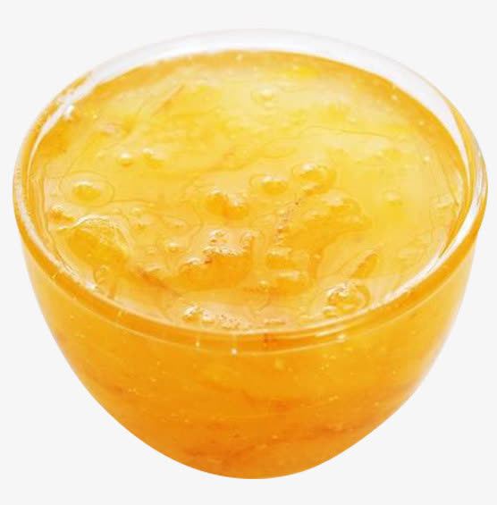橙色蜂蜜柚子茶免抠