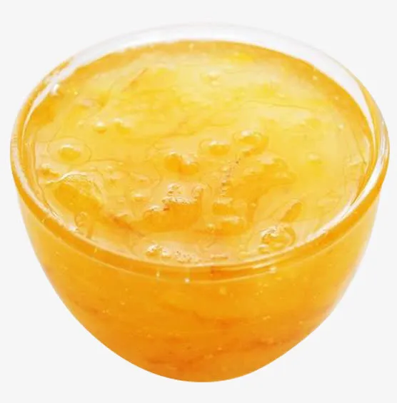 橙色蜂蜜柚子茶免抠