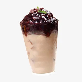 冬日热饮红豆奶茶免抠