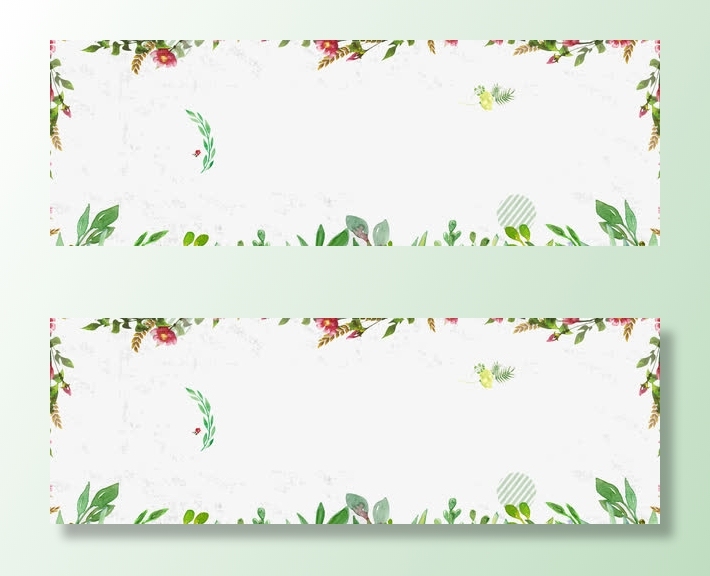 花卉春天边框免费下载免抠装饰花纹元素