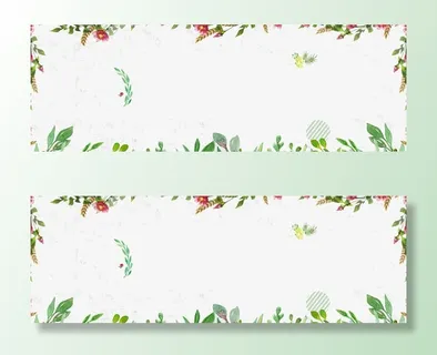 花卉春天边框免费下载免抠装饰花纹元素