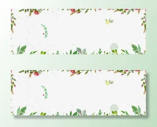 花卉春天边框免费下载免抠装饰花纹元素