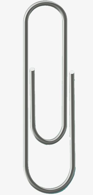 超大号金属质感的回型针免抠