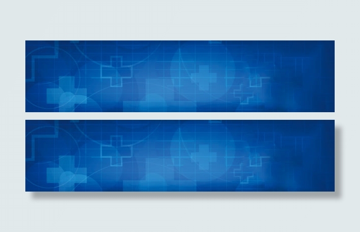 医院蓝色科技背景banner