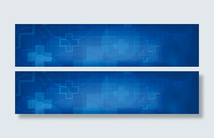 医院蓝色科技背景banner