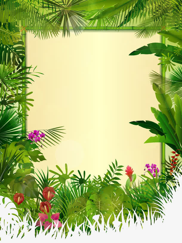 植物边框免抠