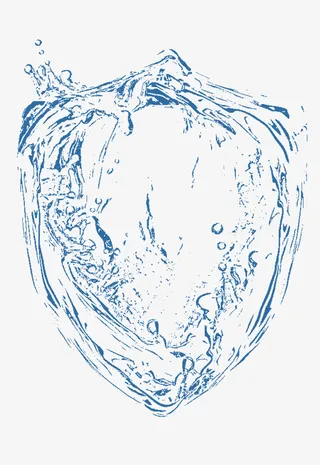 水之盾牌天然安全免抠