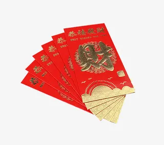 过年红菜鸟图库片素材免抠