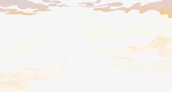 祥云描线古风背景