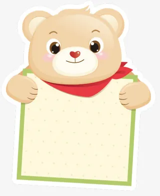 红领巾小熊免抠