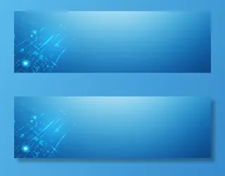 创意商务科技蓝色海报设计背景高清