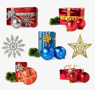 圣诞礼物图片免抠