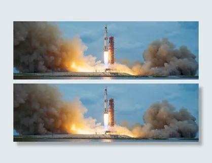 火箭喷射背景高清