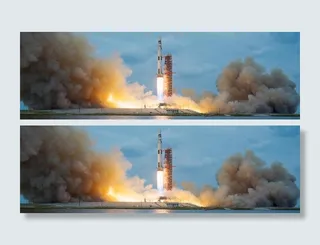 火箭喷射背景高清