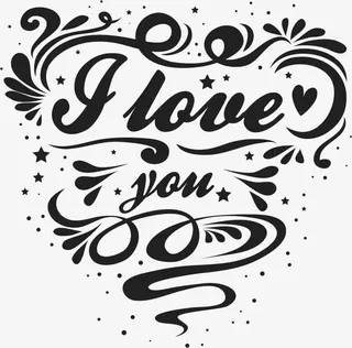 创意LOVE字体设计免抠