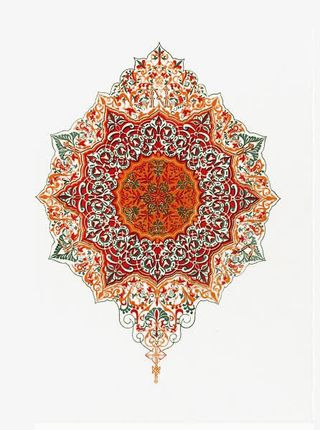 民族风花纹小碎花图案元素免抠