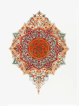 民族风花纹小碎花图案元素免抠