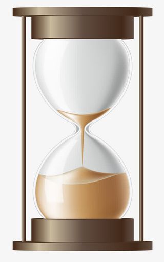 沙漏时间免抠