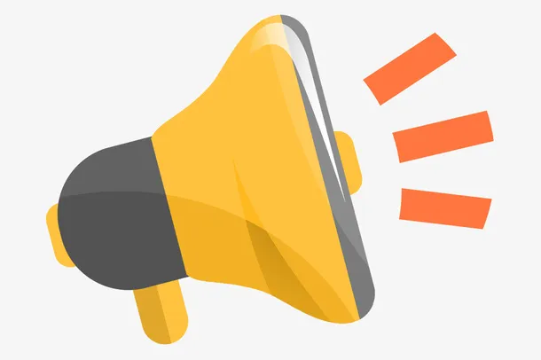 黄色喇叭播放器拼免抠