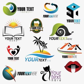 国外大气logo免抠