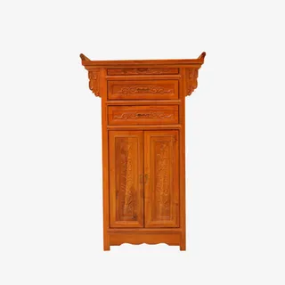 实木财神桌免抠