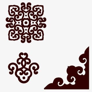 漂亮花边边框免抠