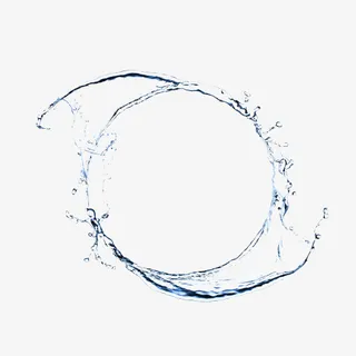 飞溅水珠 动态的纯水免抠