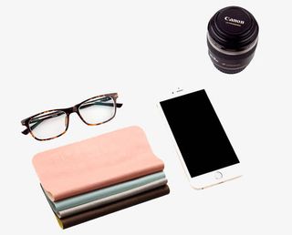 仿鹿皮眼镜布免抠