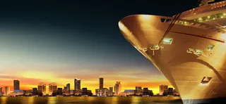 企业文化金船背景banner免抠