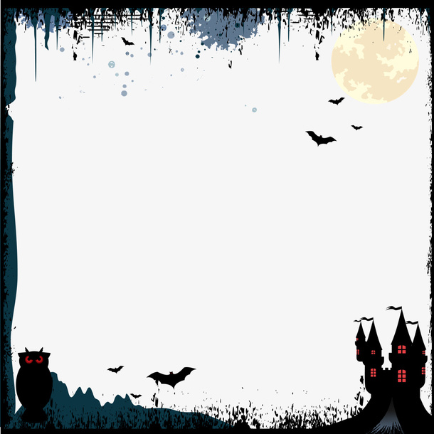 万圣节边框免抠