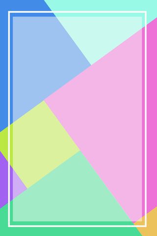 七巧板彩色展板背景高清