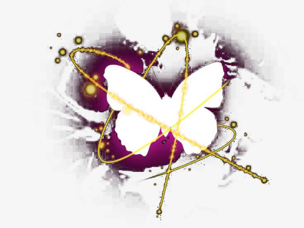 漂浮素材唯美浪漫的蝴蝶免抠