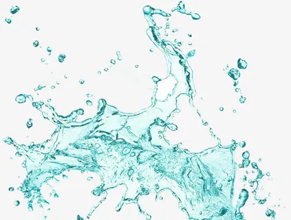 飞溅沸腾的水花高清免抠