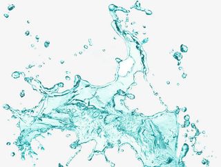 飞溅沸腾的水花高清免抠