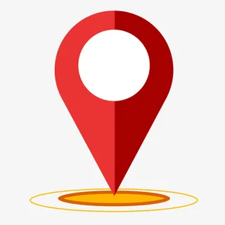 定位红色图标psd免抠
